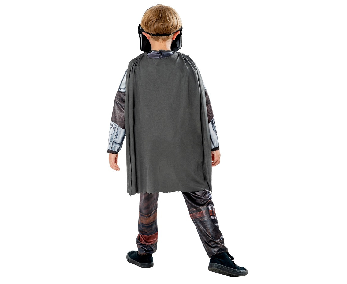 Role-play set for kids Mandalorian Star Wars (padded jumpsuit with mask, cape), size 4-6 years
